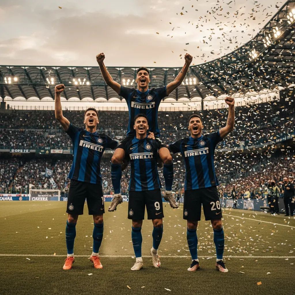 Fiorentina players celebrating after scoring goal against Lazio at stadium