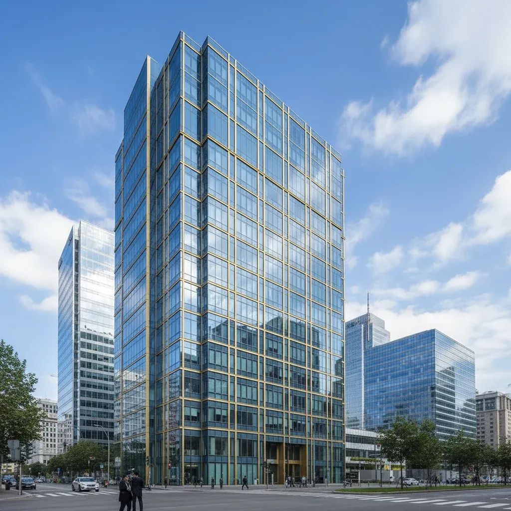 Modern Italian banking building representing MPS-Mediobanca merger and financial consolidation