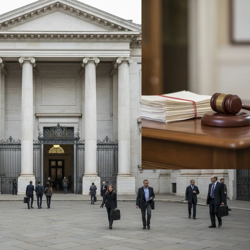 Italian courthouse symbolizing judicial review of government migration policy