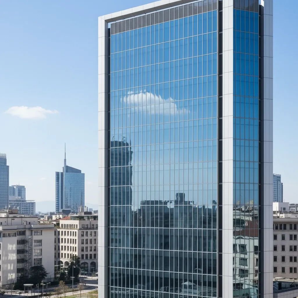 Modern Milan banking headquarters representing Italian financial institutions and corporate consolidation