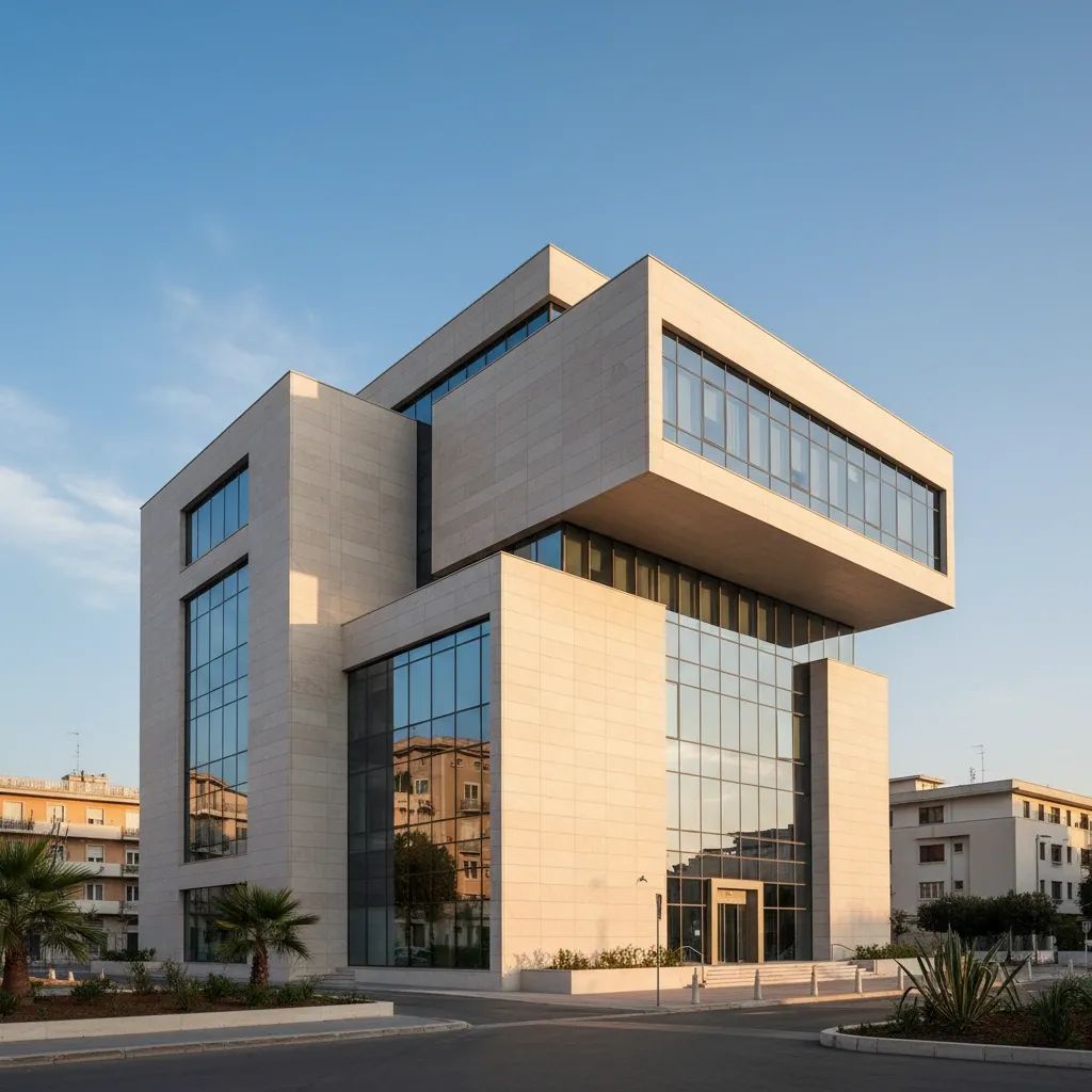 Modern Italian bank building representing financial stability and institutional governance